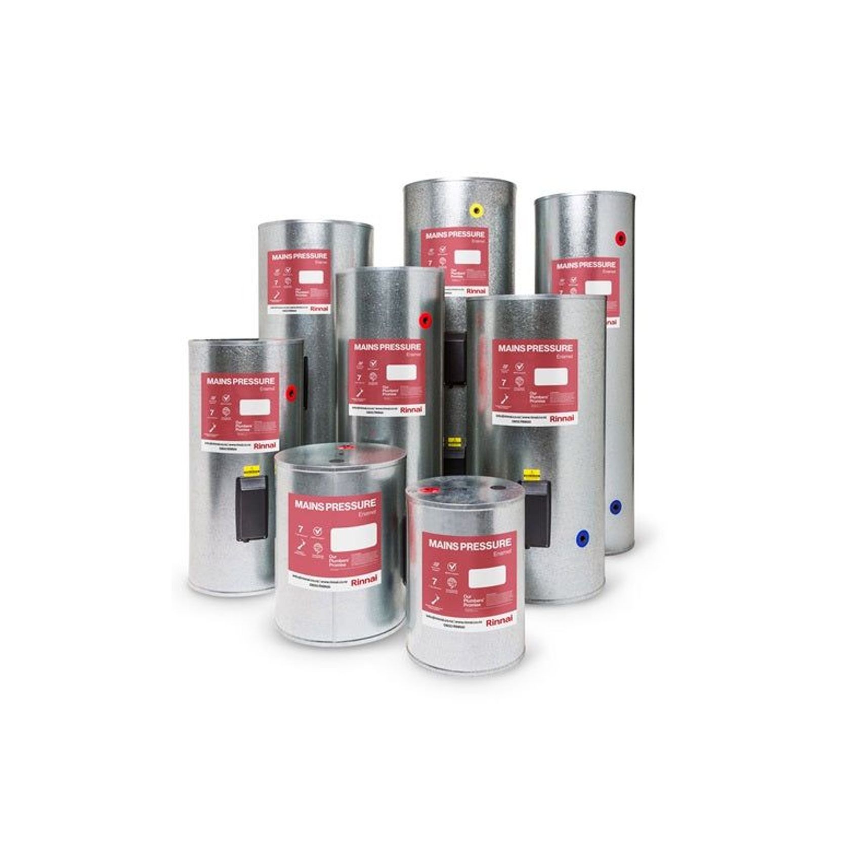 Enamel Mains Pressure Indoor Cylinders gallery detail image