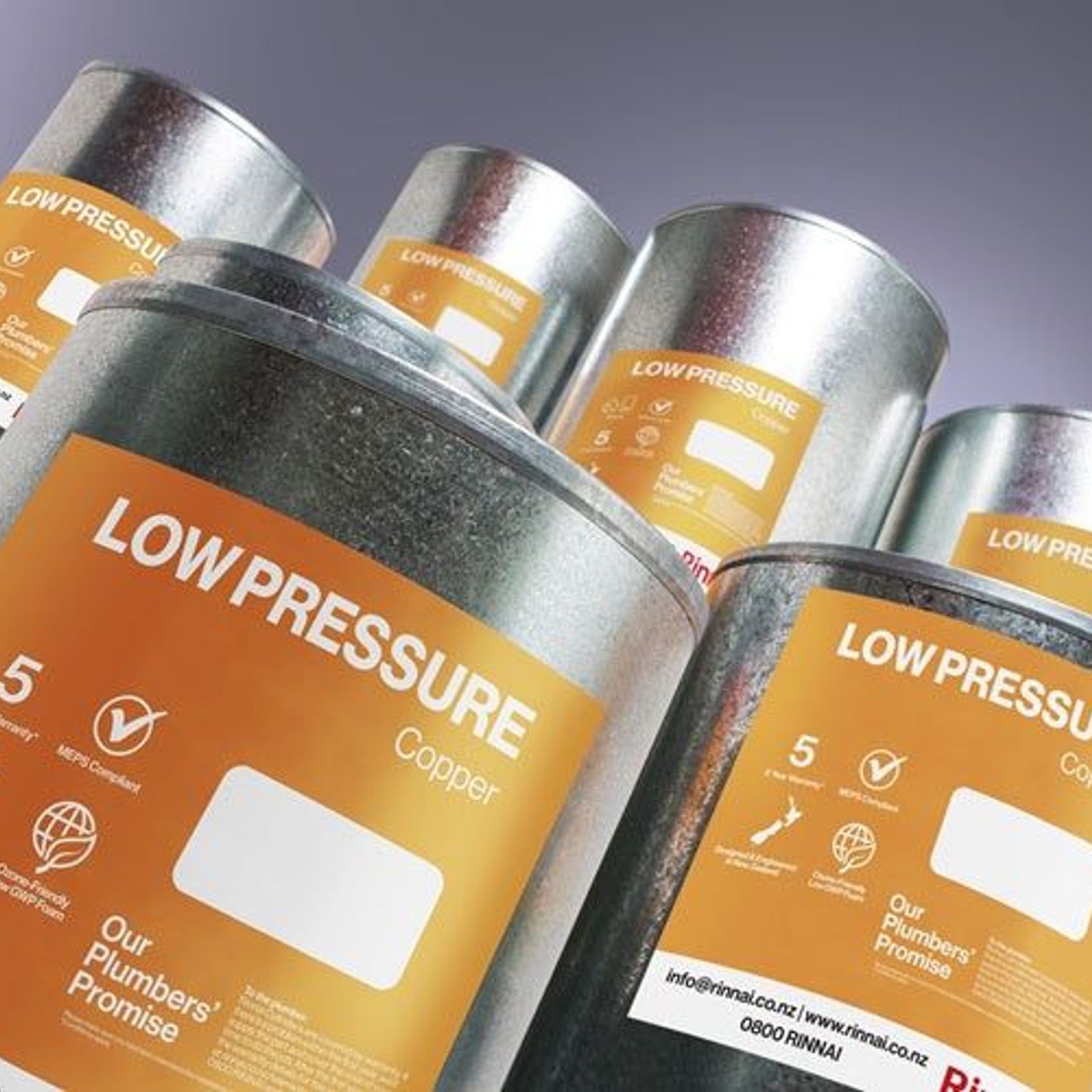 Copper Low Pressure Indoor Cylinders for Wetbacks gallery detail image