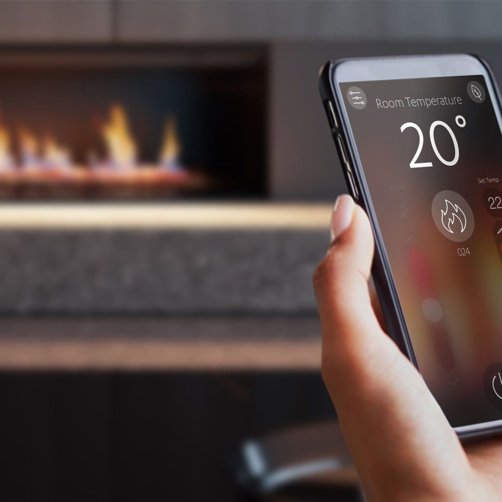 Gas fireplace Wi-Fi module gallery detail image