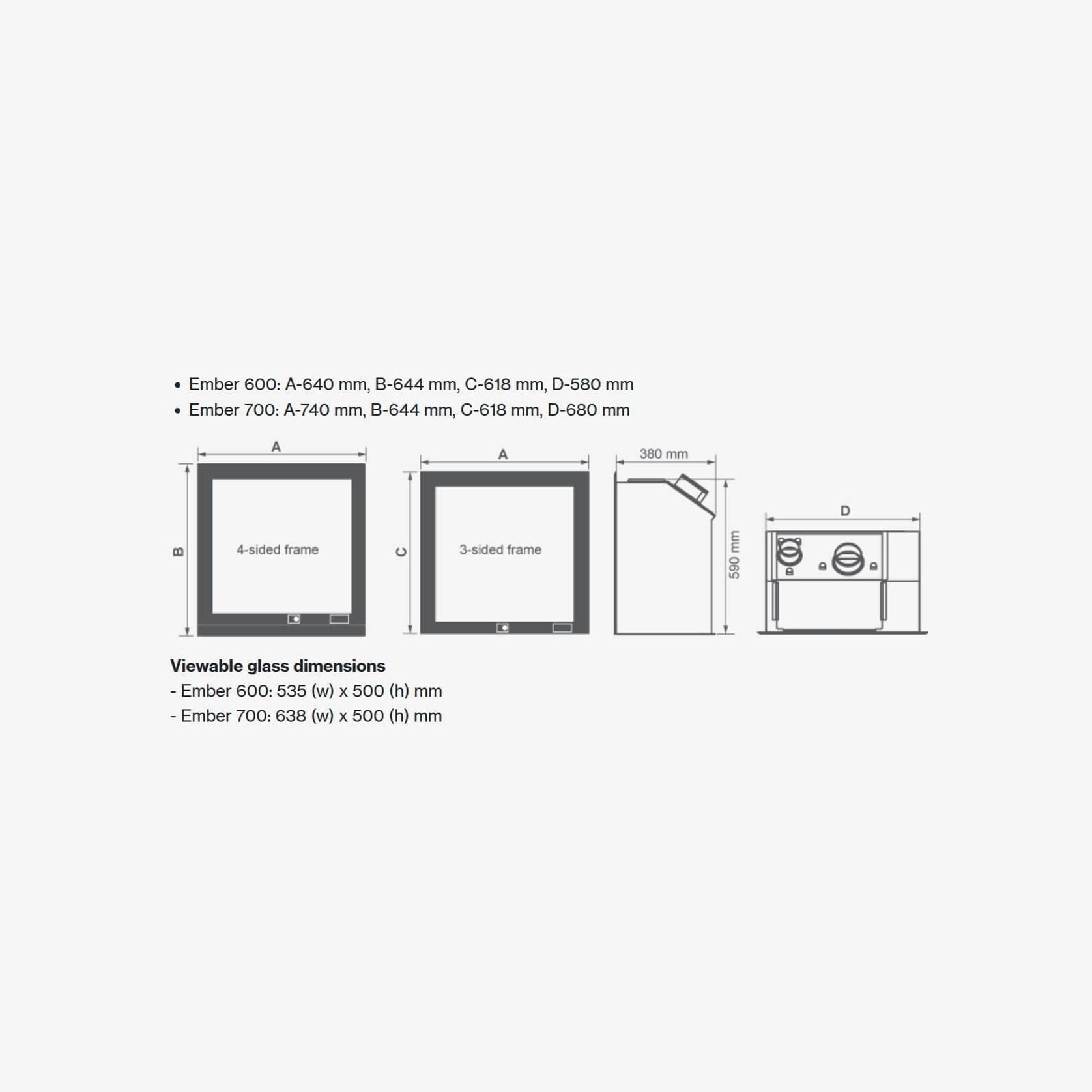 Rinnai Ember 600 Gas Fire gallery detail image