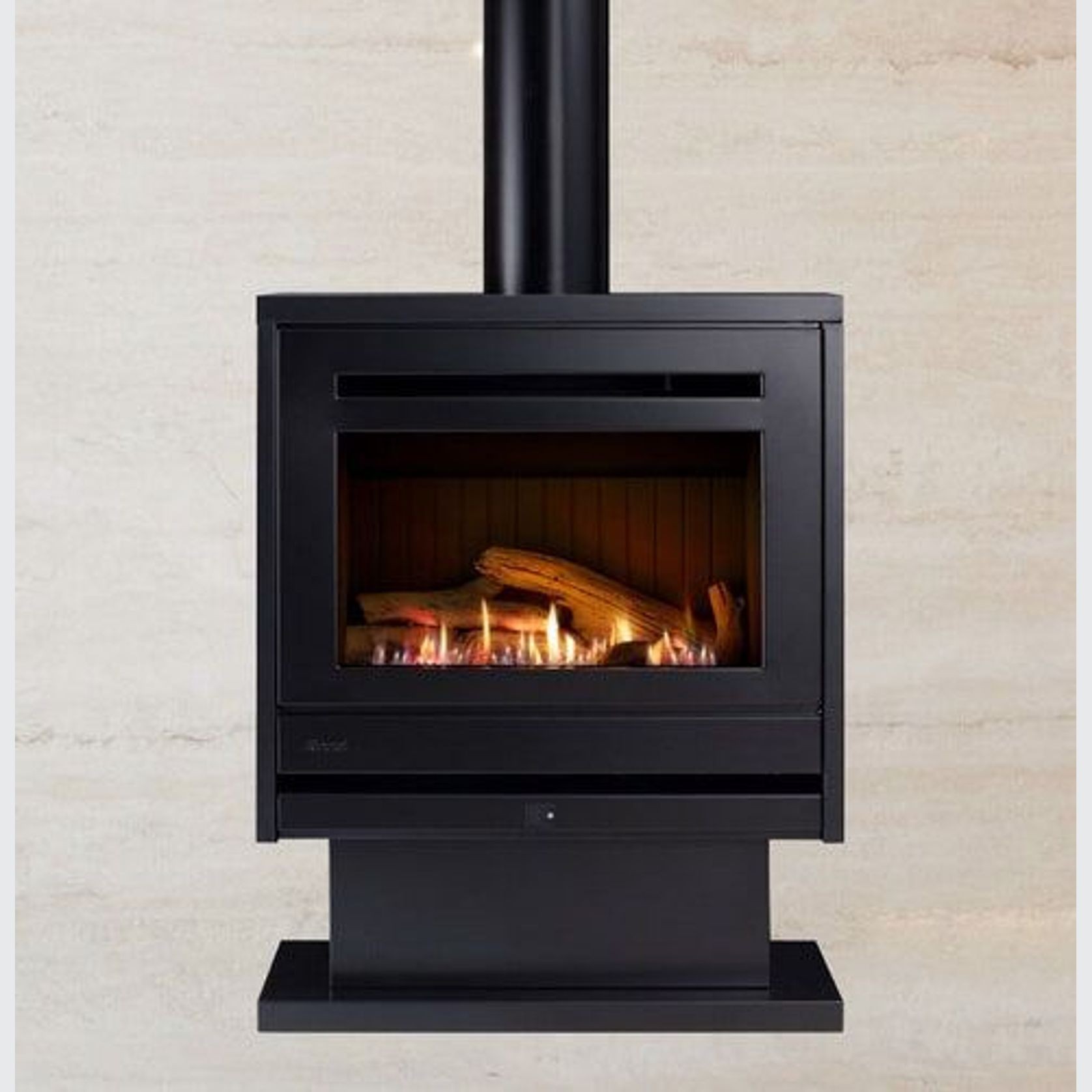 Novo Freestanding Gas Fireplace gallery detail image