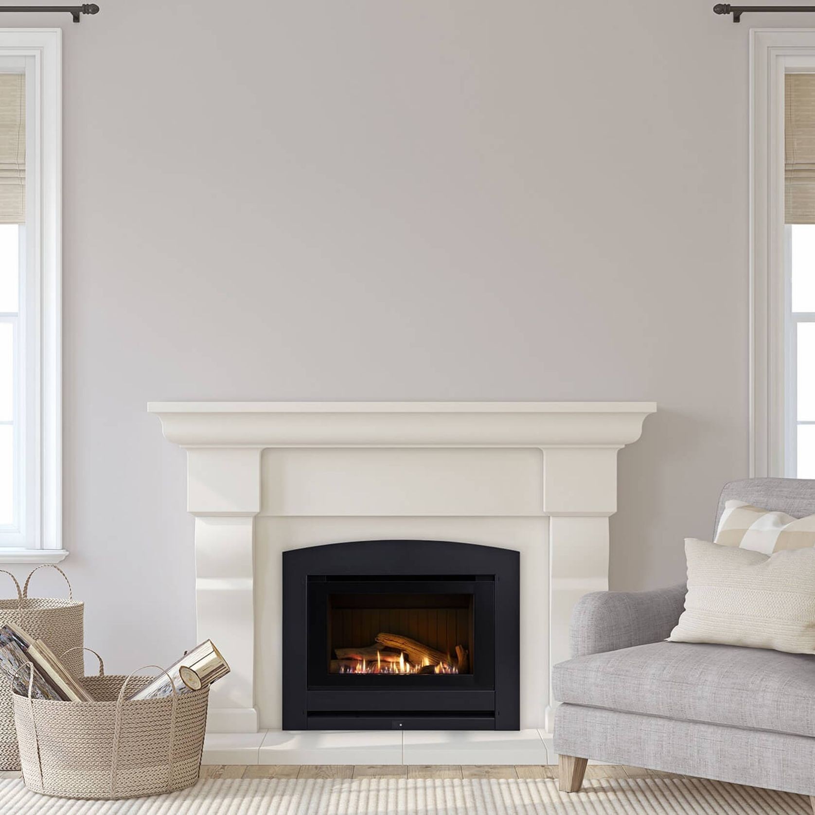 Novo Inbuilt Gas Firepalce gallery detail image