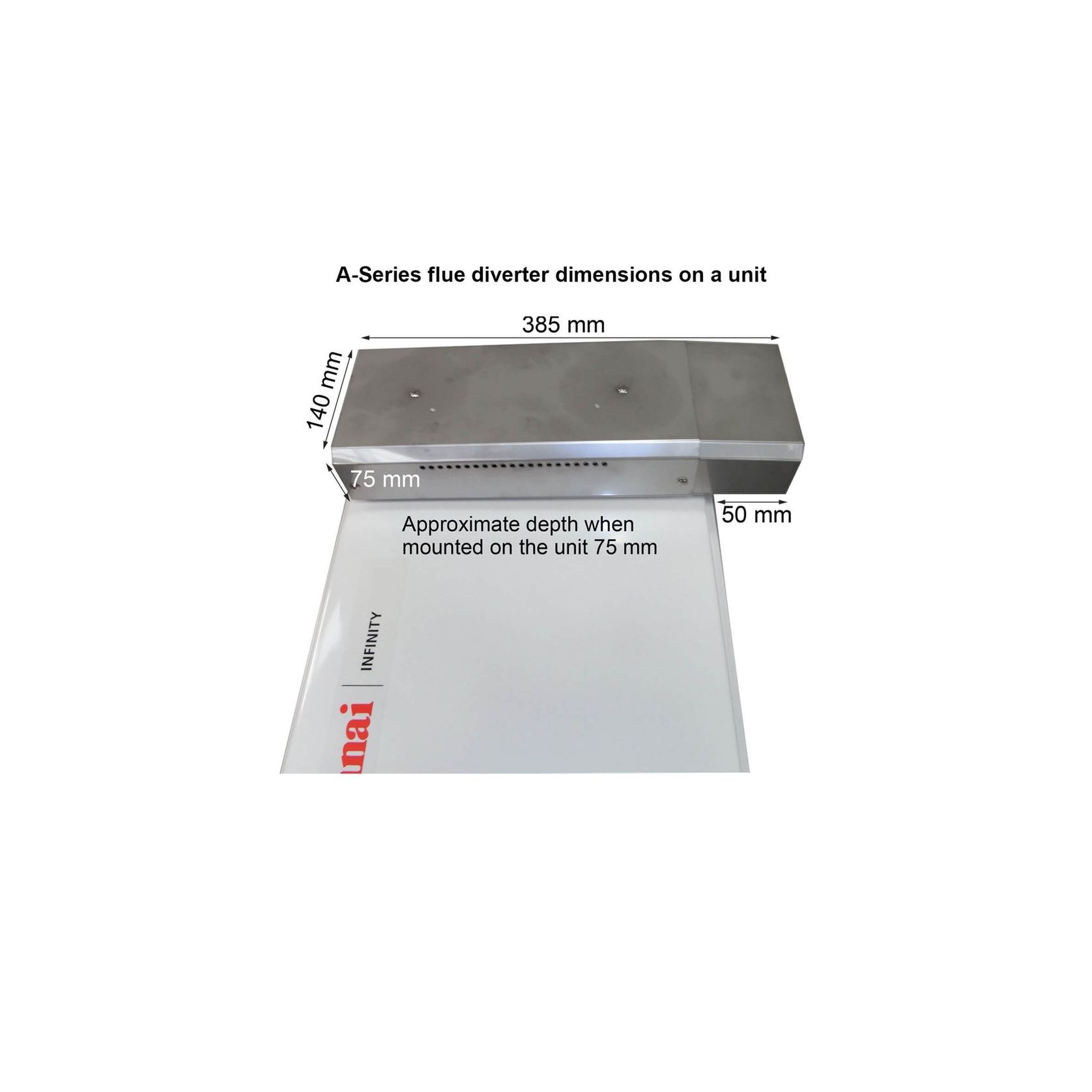Sideways flue diverter gallery detail image