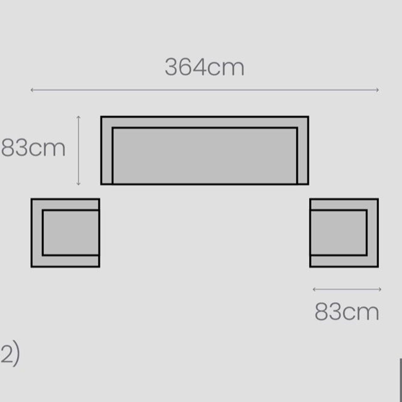 Great Barrier Sofa Set 01 gallery detail image