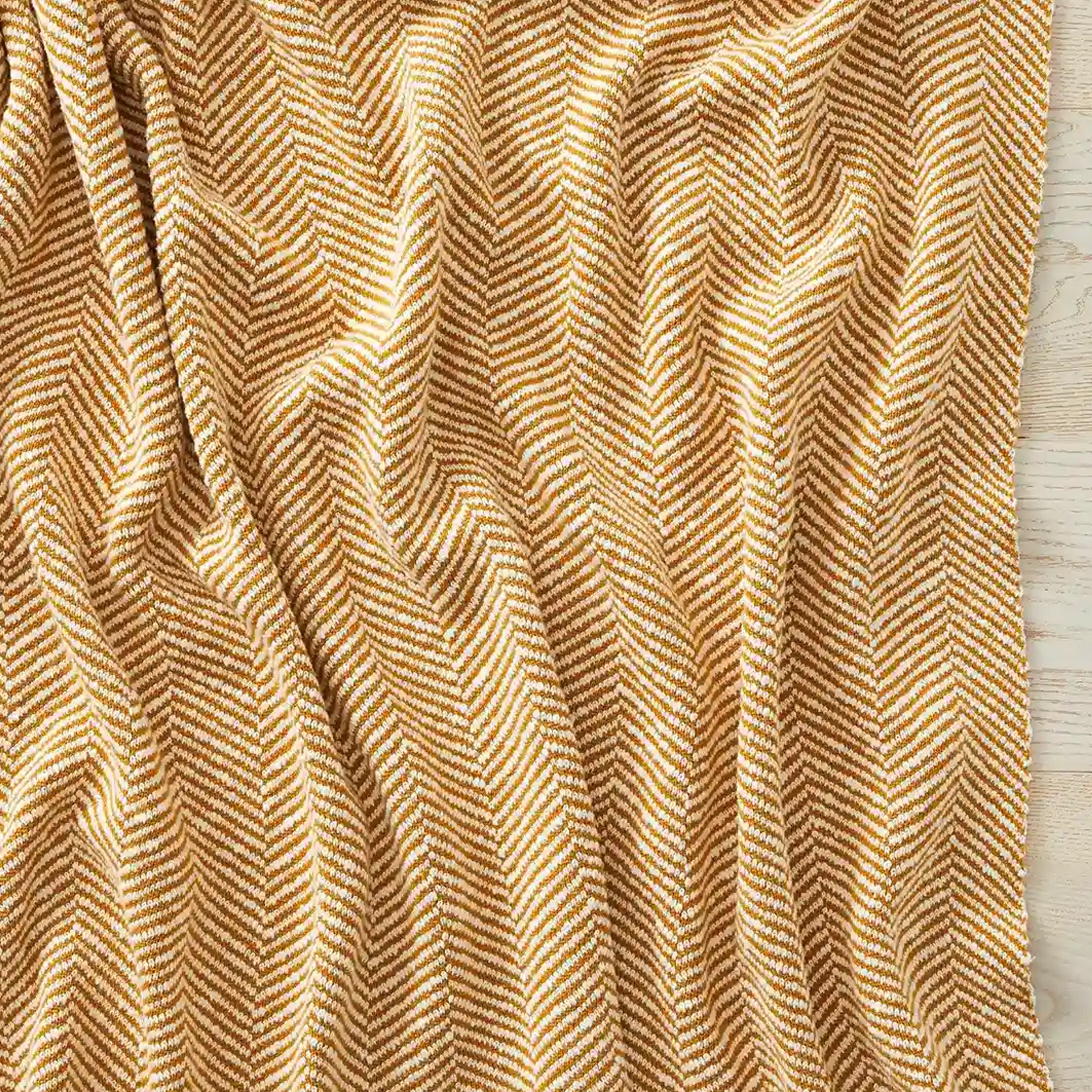 Weave Home Solano Throw - Amber | 100% Cotton | Large Size gallery detail image