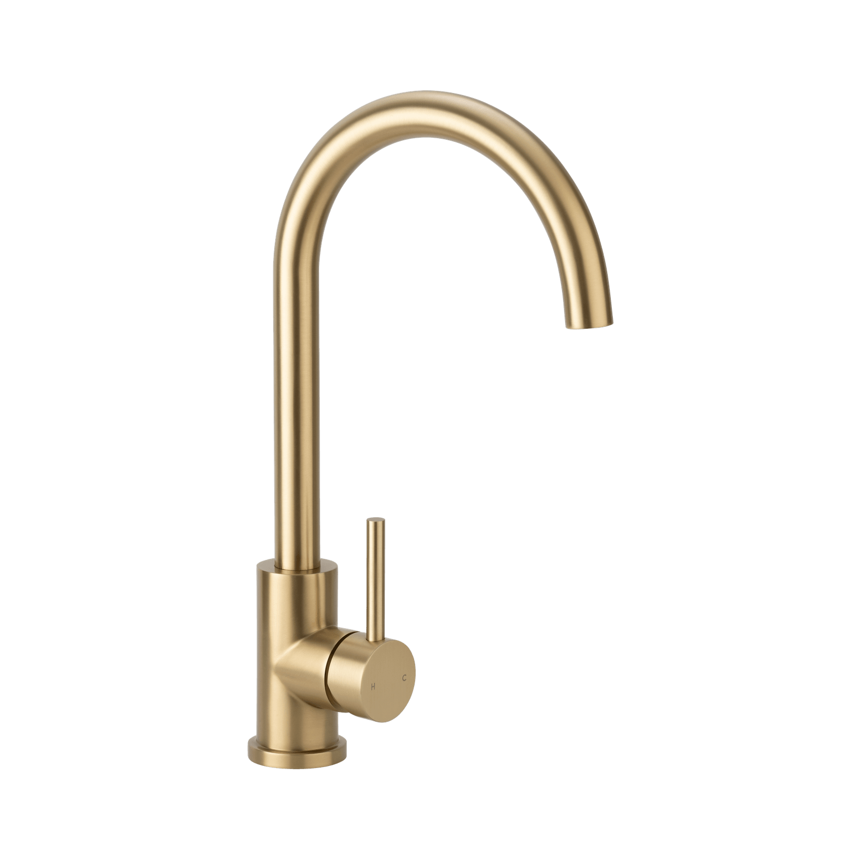 Sola Outdoor Kitchen Mixer | Brushed Brass gallery detail image