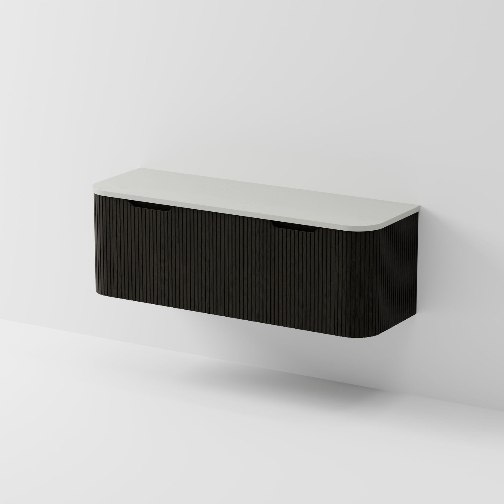 Sora 1500DB Vanity | Concrete Slab Top gallery detail image