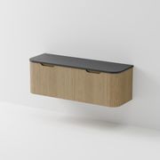 Sora 1500DB Vanity | Concrete Slab Top gallery detail image
