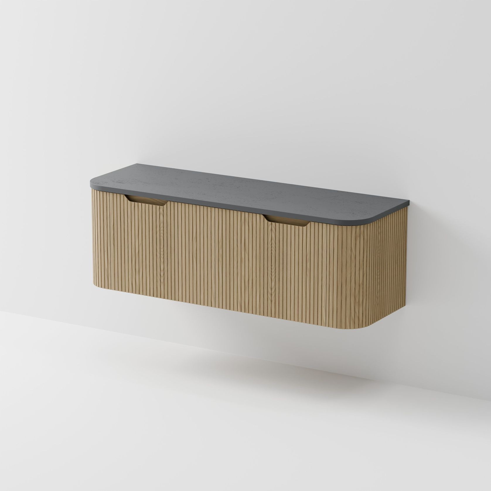 Sora 1500DB Vanity | Concrete Slab Top gallery detail image
