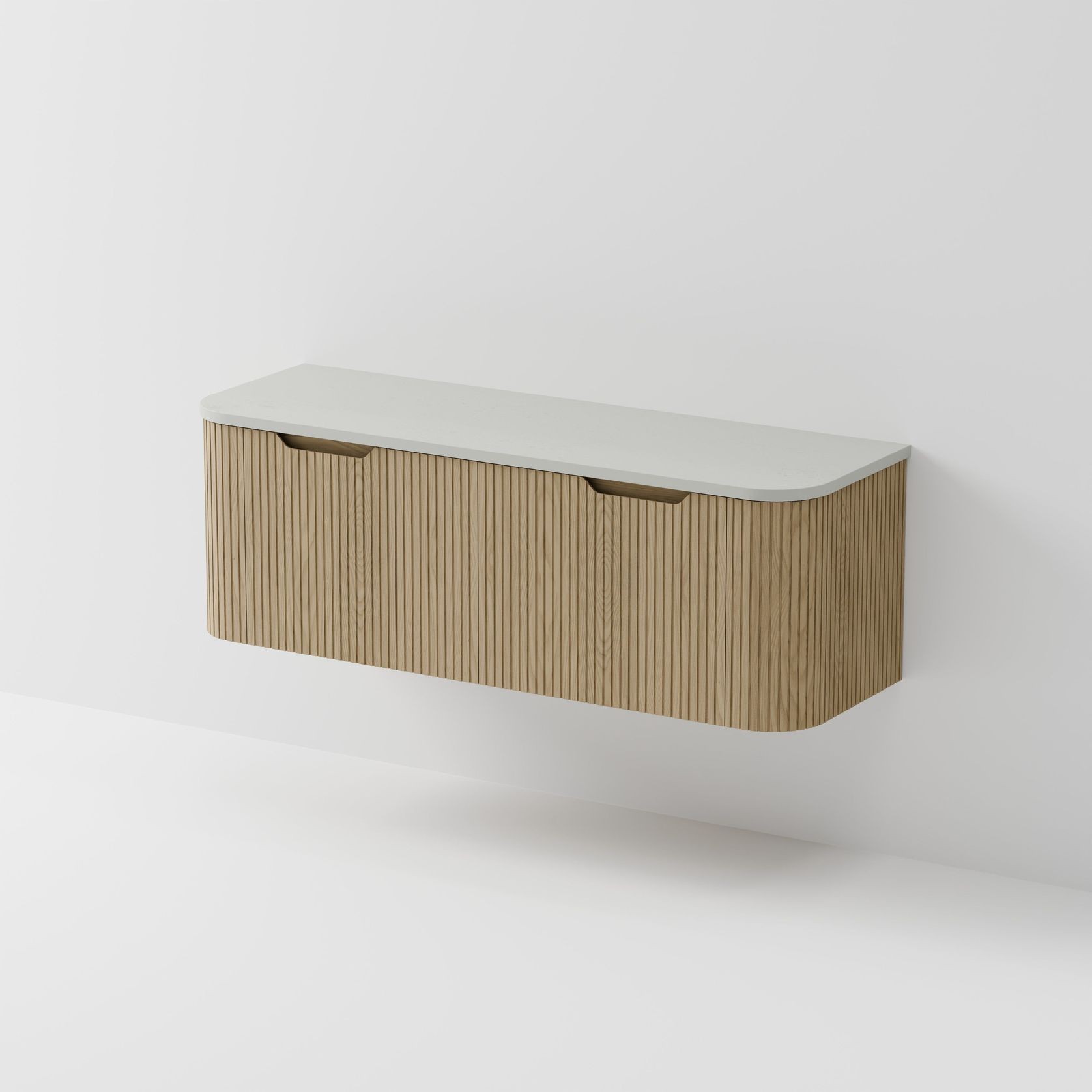 Sora 1500DB Vanity | Concrete Slab Top gallery detail image