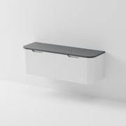 Sora 1500DB Vanity | Concrete Slab Top gallery detail image