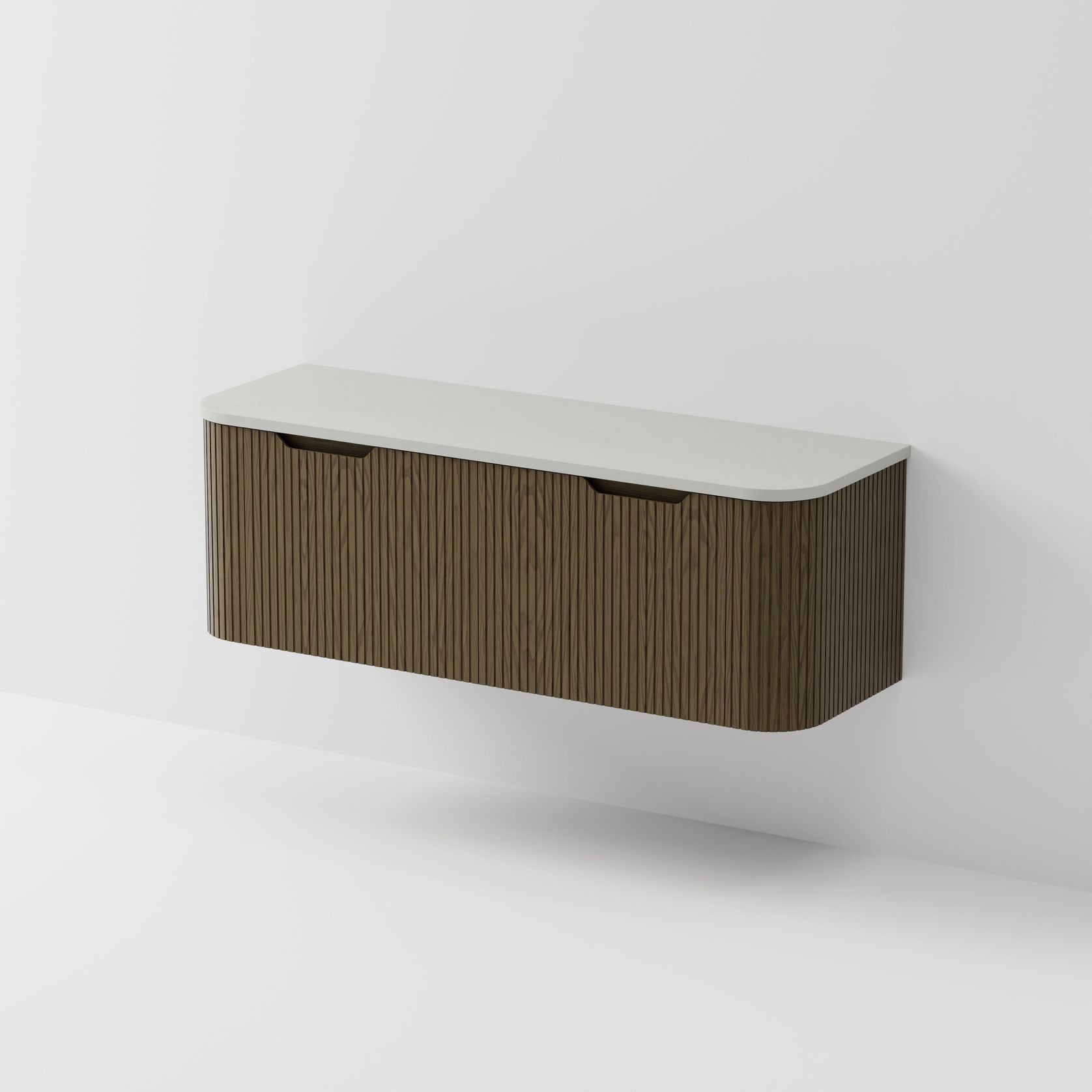 Sora 1500DB Vanity | Concrete Slab Top gallery detail image