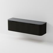 Sora 1800DB Vanity | Concrete Slab Top gallery detail image