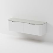 Sora 1800DB Vanity | Concrete Slab Top gallery detail image
