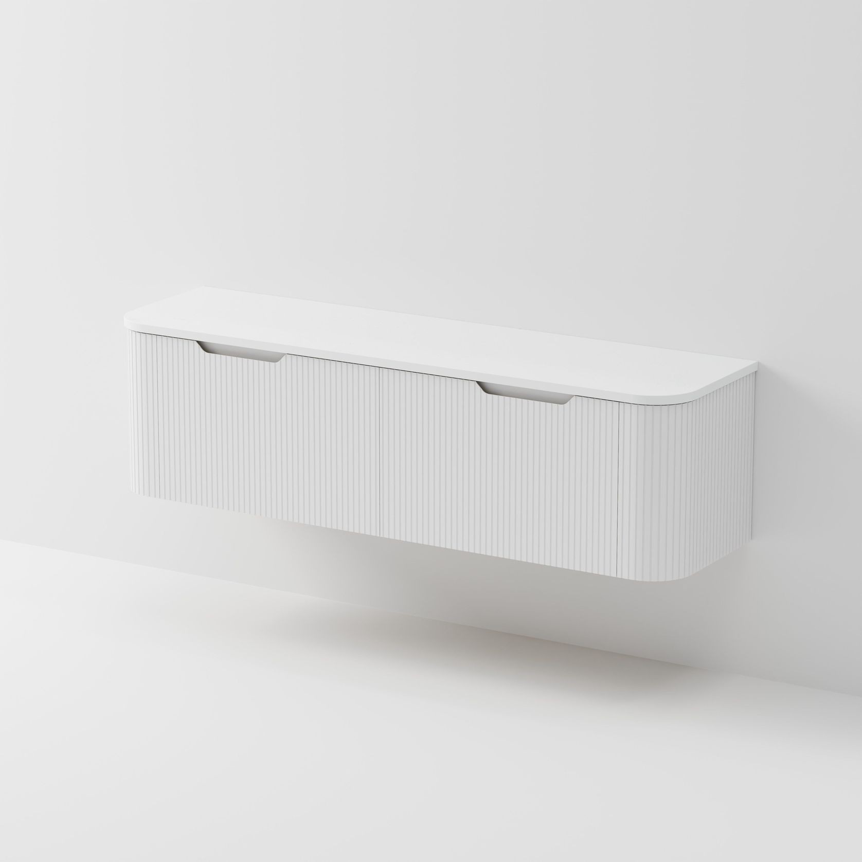 Sora 1800DB Vanity | Concrete Slab Top gallery detail image