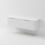 Sora 1800DB Vanity | Concrete Slab Top gallery detail image