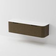 Sora 1800DB Vanity | Concrete Slab Top gallery detail image