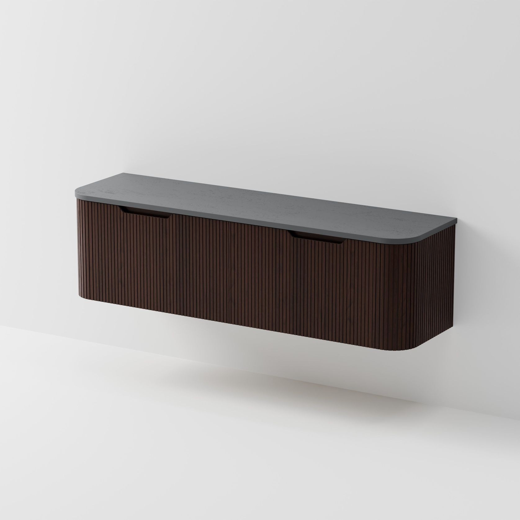 Sora 1800DB Vanity | Concrete Slab Top gallery detail image