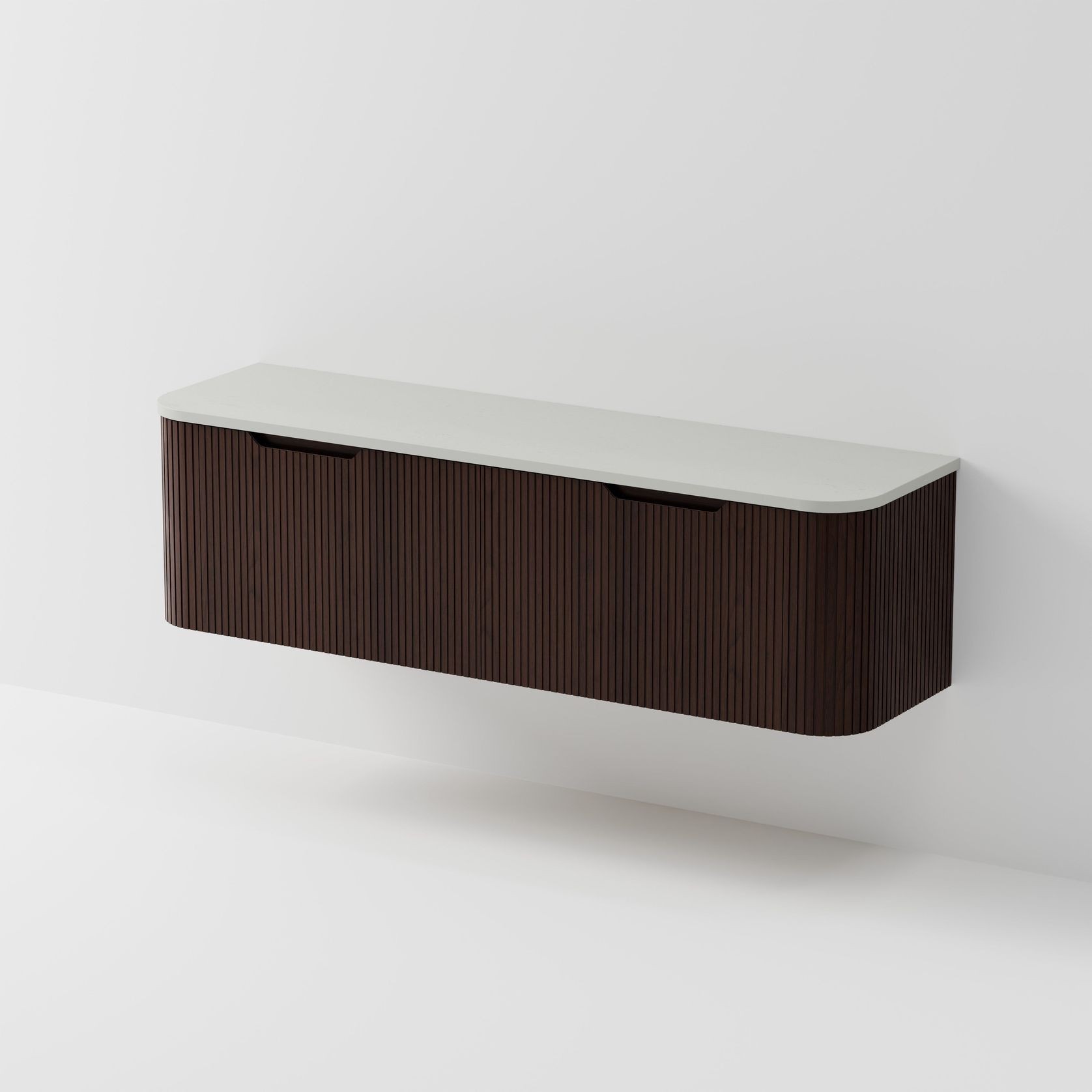 Sora 1800DB Vanity | Concrete Slab Top gallery detail image