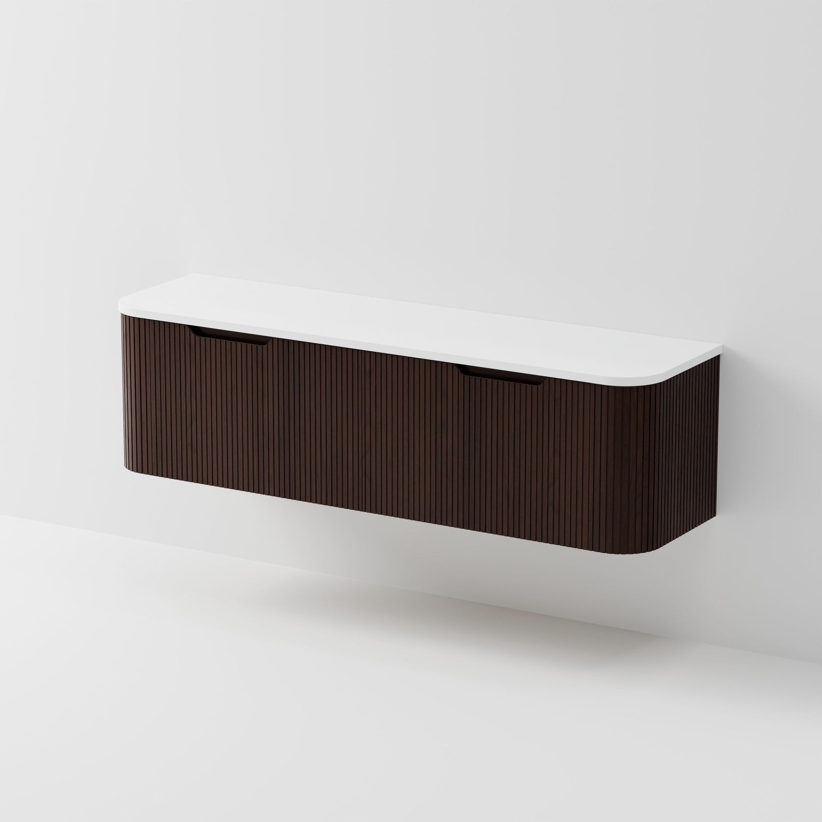 Sora 1800DB Vanity | Concrete Slab Top gallery detail image