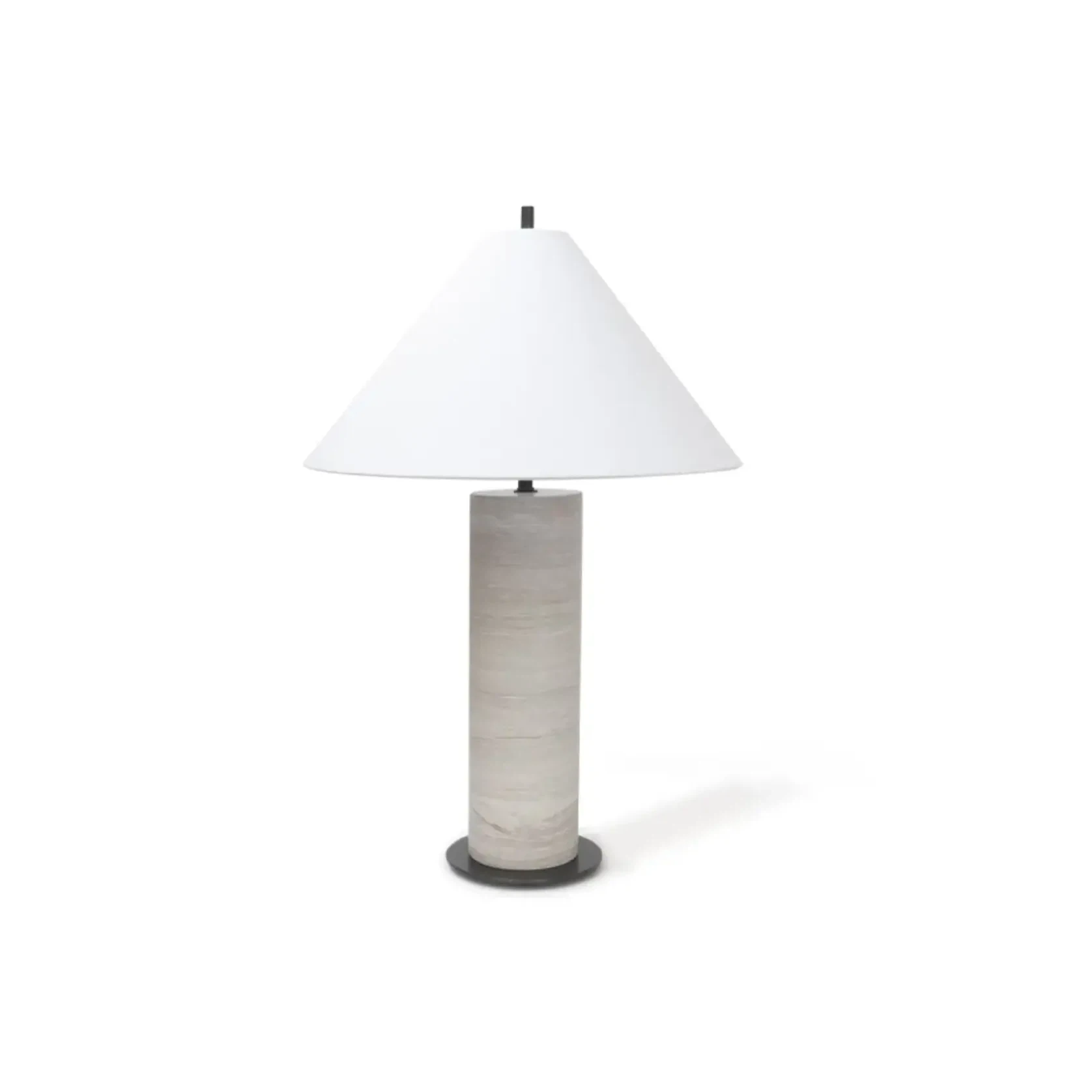 Sorrento Table Lamp - Grey Woodgrain Marble gallery detail image