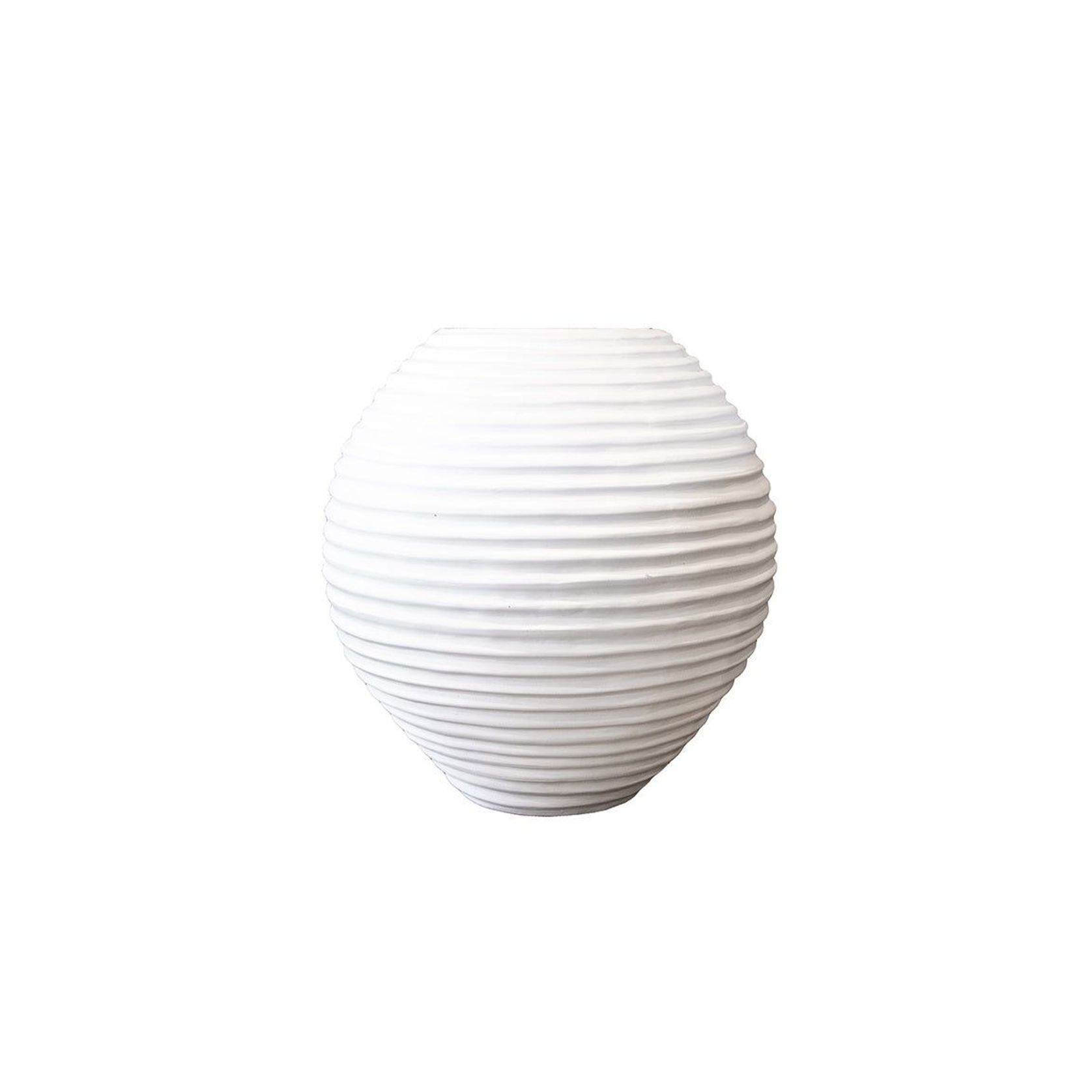 Spiral Vase - White 70 cm gallery detail image