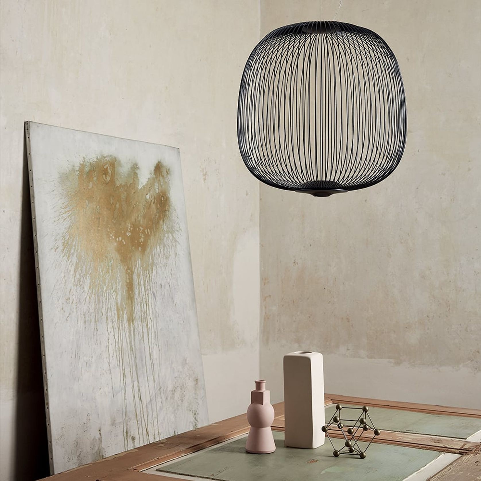 Spokes 2 Large Suspension Lamp gallery detail image