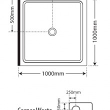 Frameless Pivot Square 1000 gallery detail image