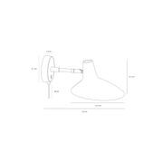 Darci Short Wall Light gallery detail image