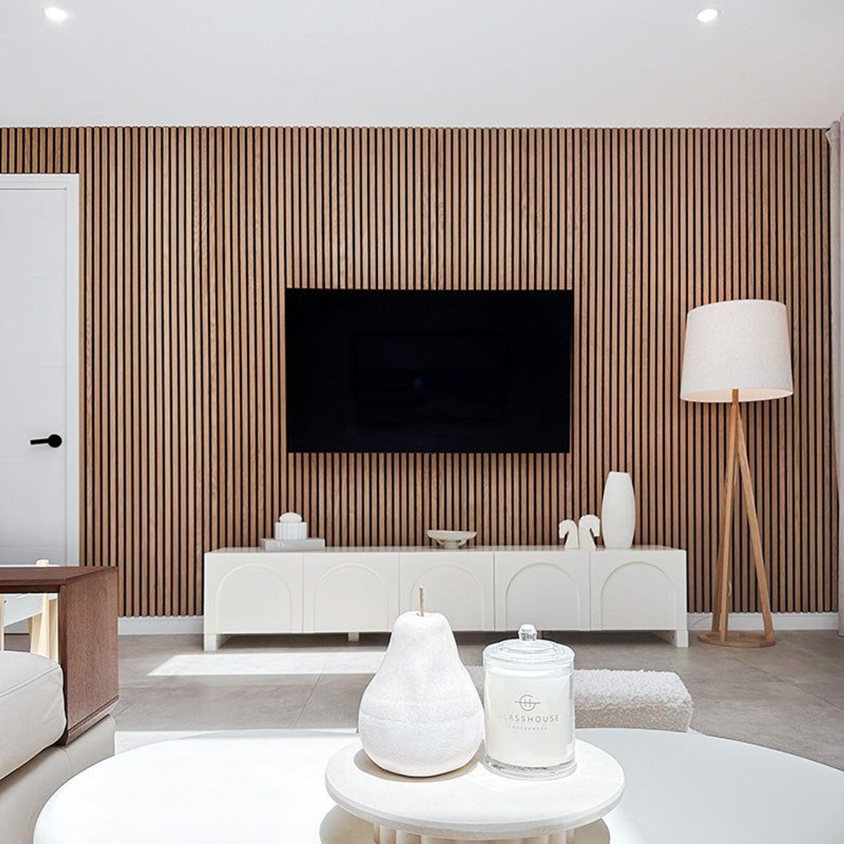 WOODFLEX Flexible Acoustic Wood Slat Panel - 3 Sided gallery detail image