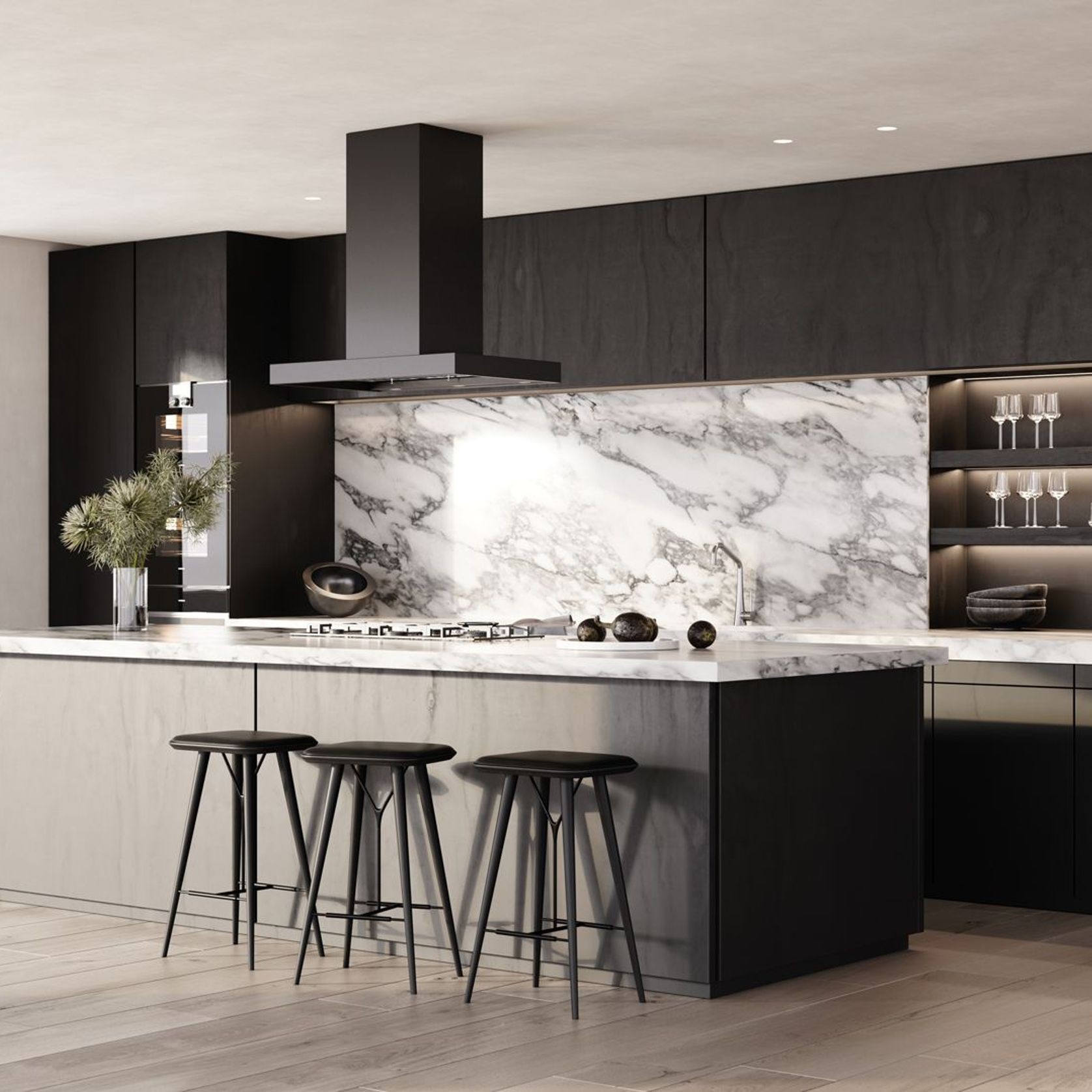 Stockholm 90 Island Mounted Rangehood gallery detail image