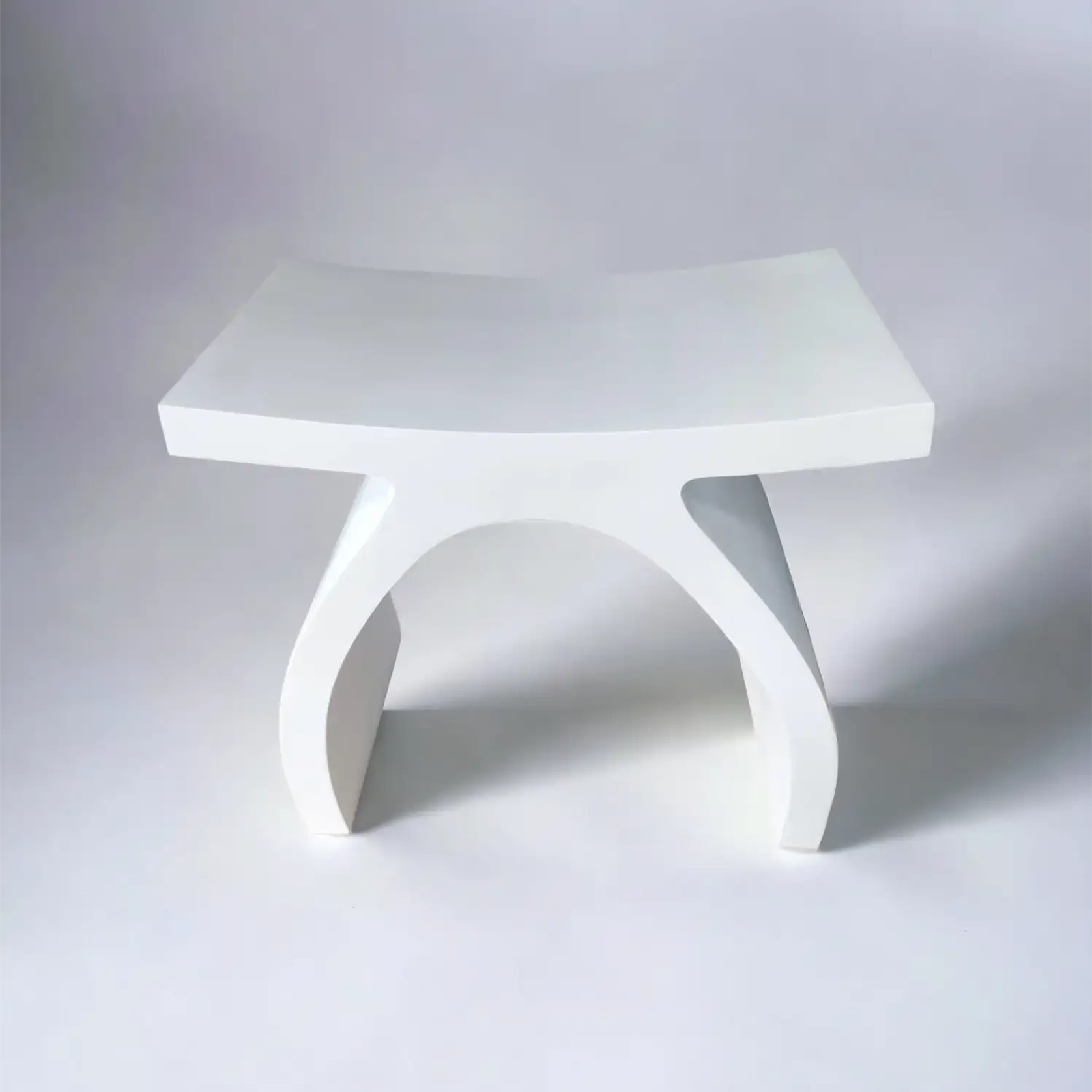Wishbone - Stone Composite Stool gallery detail image