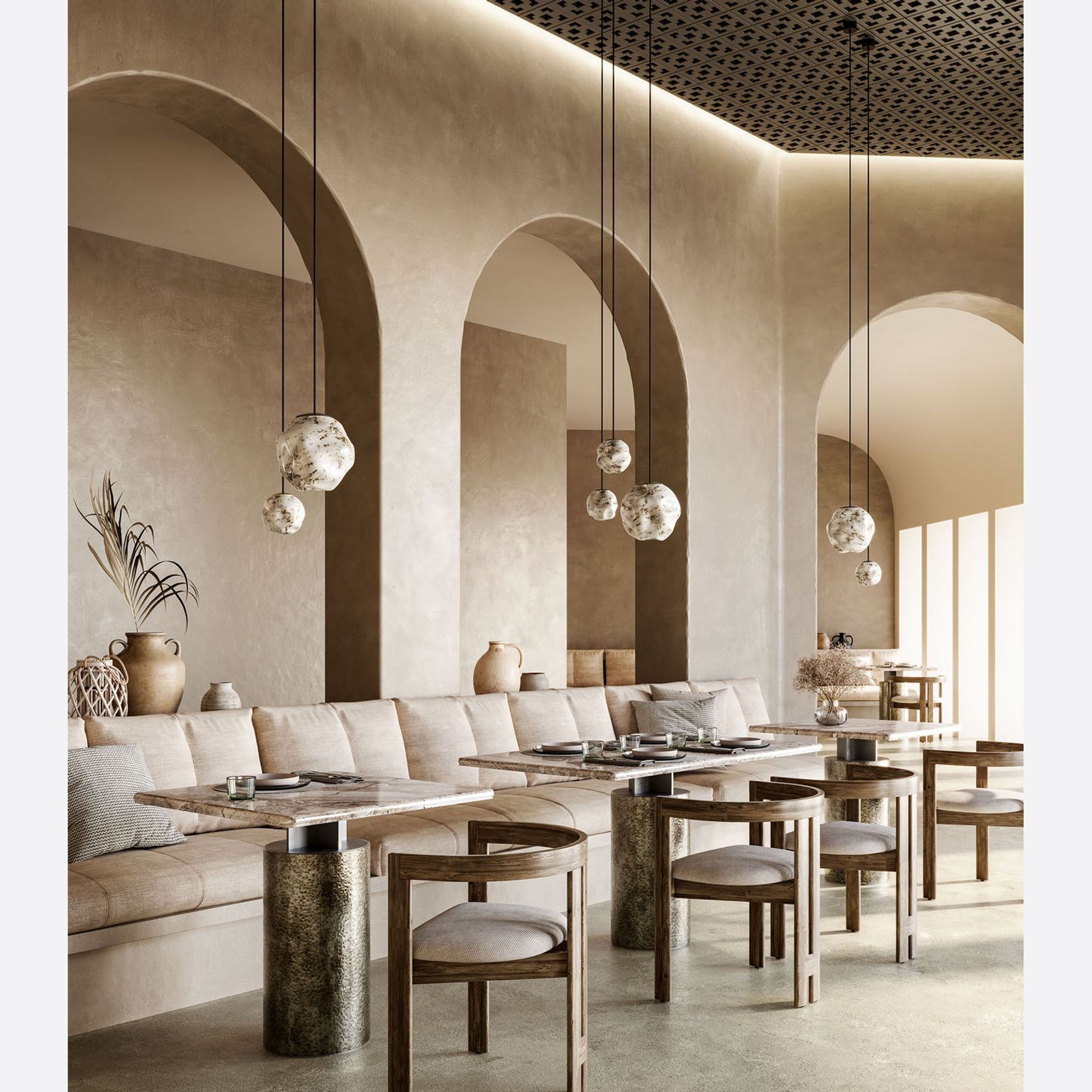 Stone Pendant Light gallery detail image