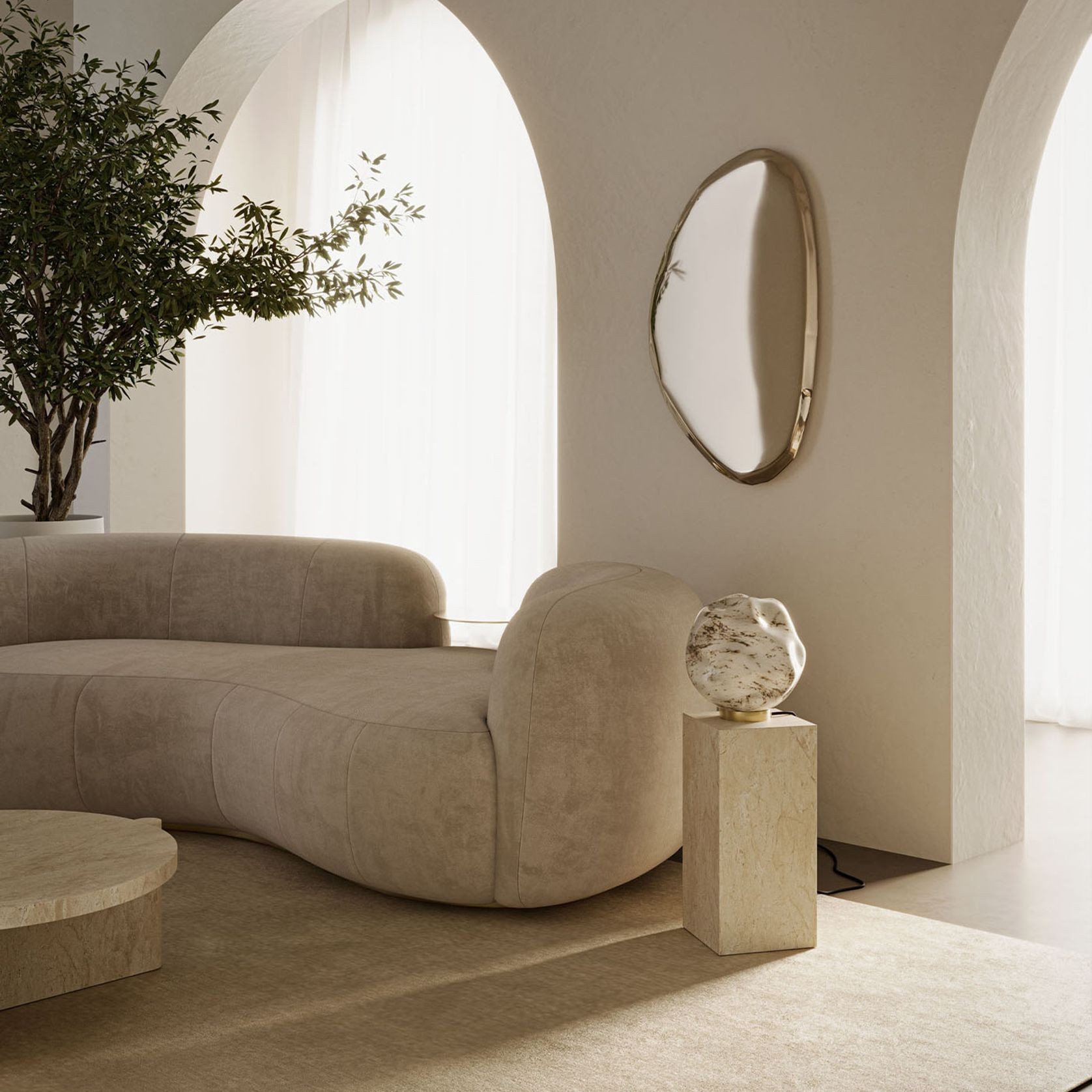 Stone Table Lamp gallery detail image
