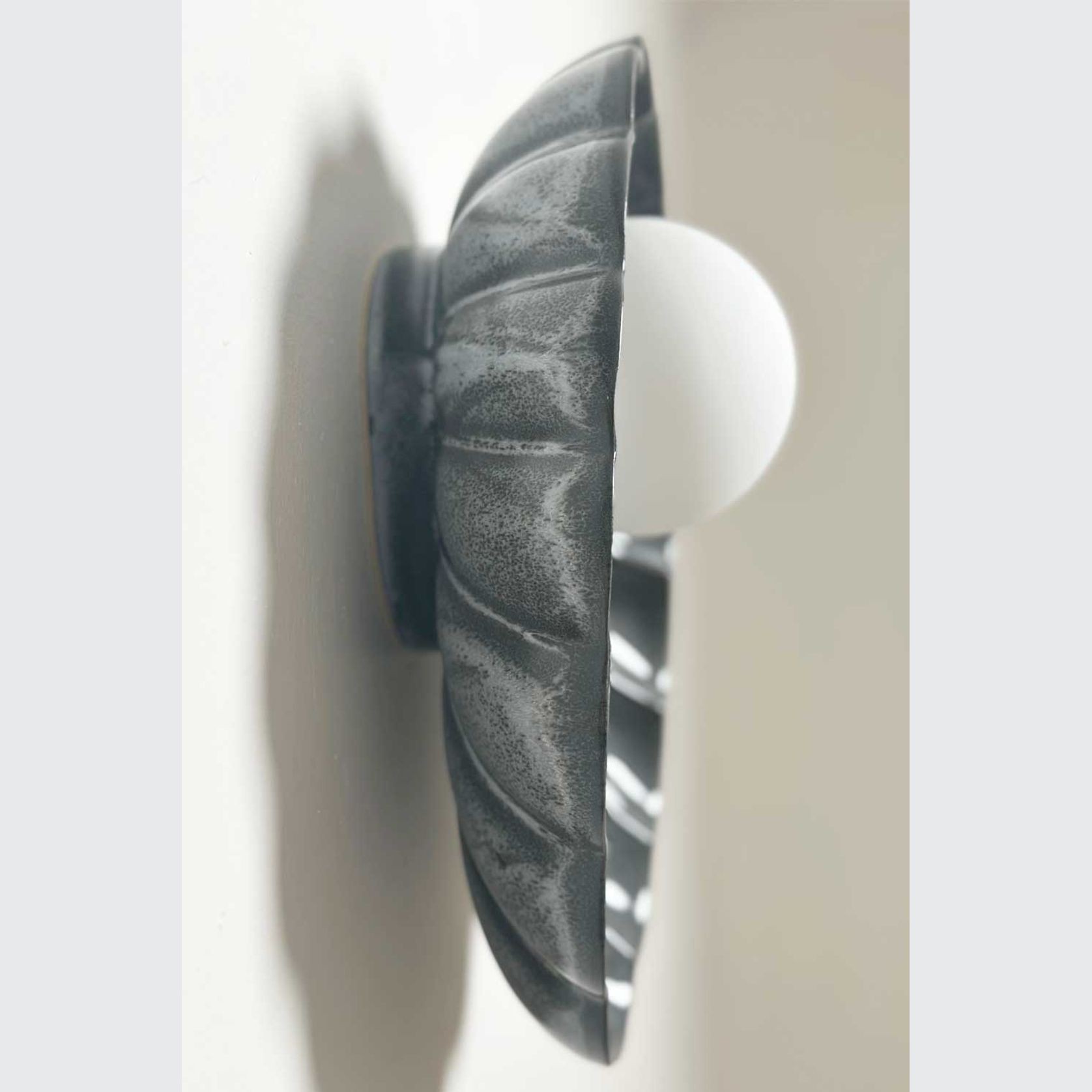 Ceramic Wall Oyster Sconce Light gallery detail image