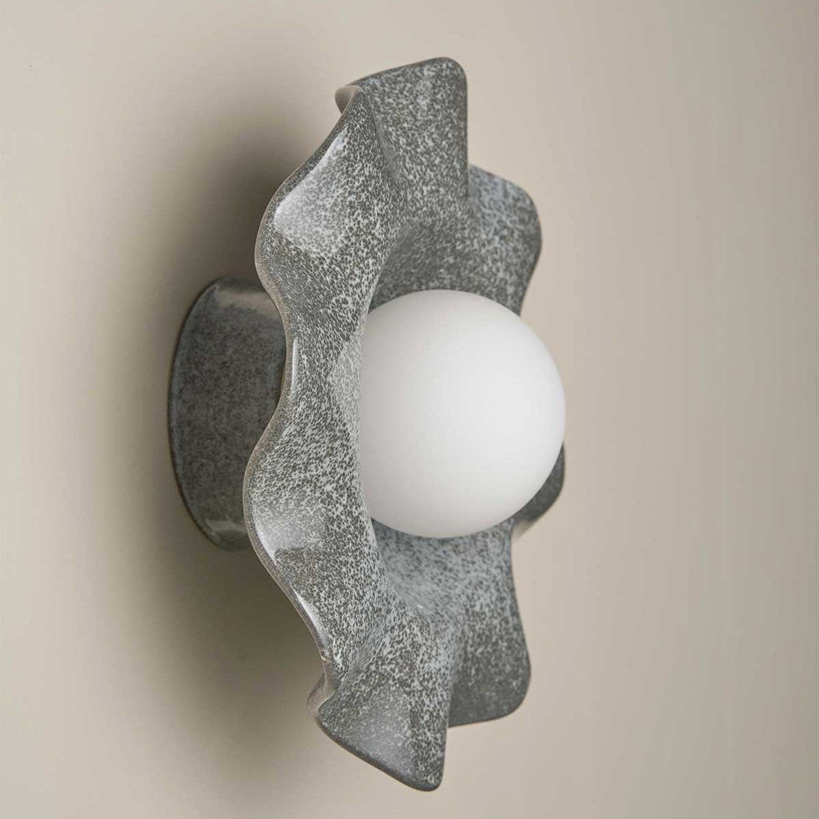 Ceramic Wall Pearl Sconce Light gallery detail image