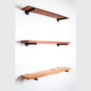 Macrocarpa Industrial Pipe Shelf 15cm gallery detail image