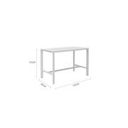 Stratus Outdoor Aluminium Bar Leaner Table gallery detail image