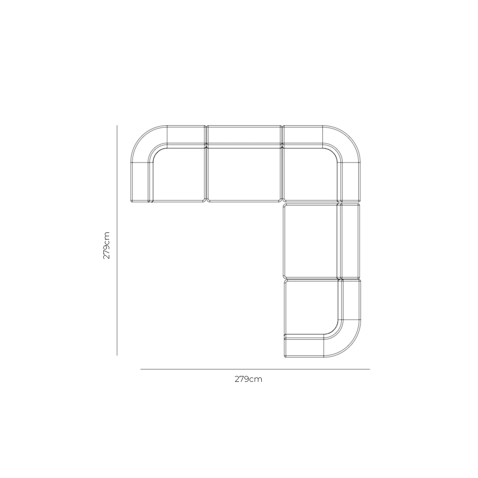 Stretch Corner Sofa - Fossil Eucalyptus gallery detail image