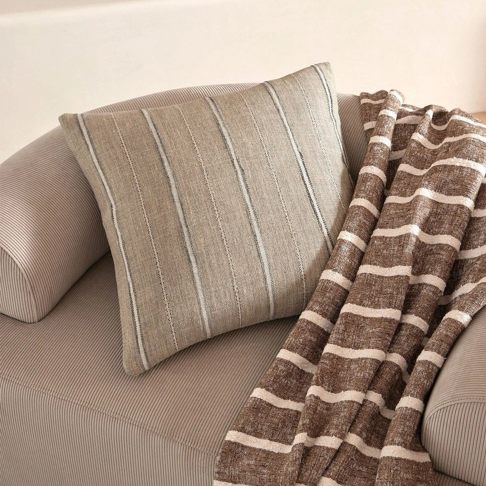 Weave Home Isola Cushion - Fog | 50 x 50cm gallery detail image