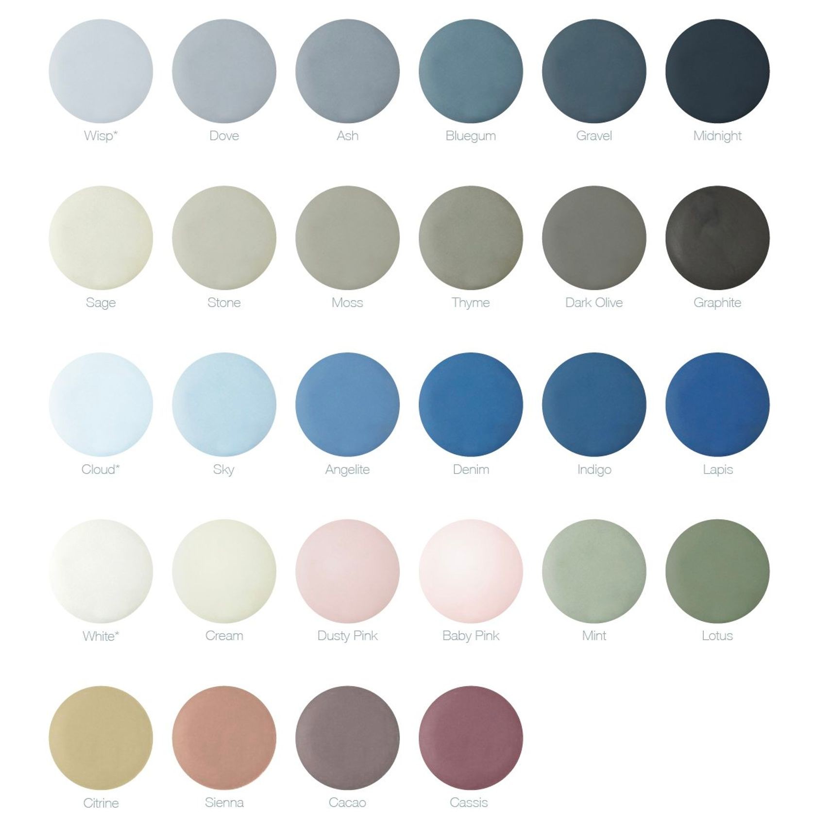 Colour Swatches gallery detail image