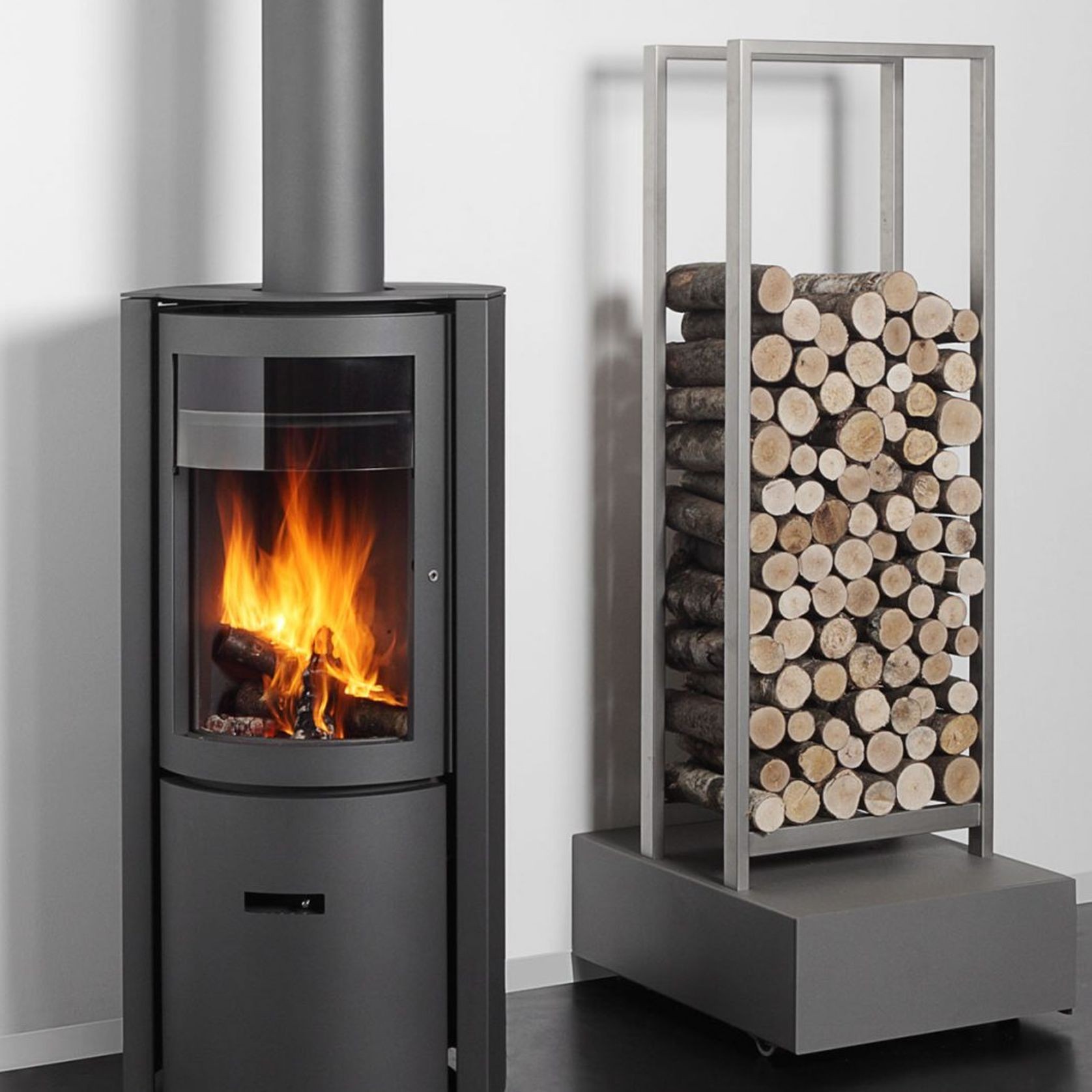 Stuv 30 Compact Low Freestanding Wood Fireplace gallery detail image