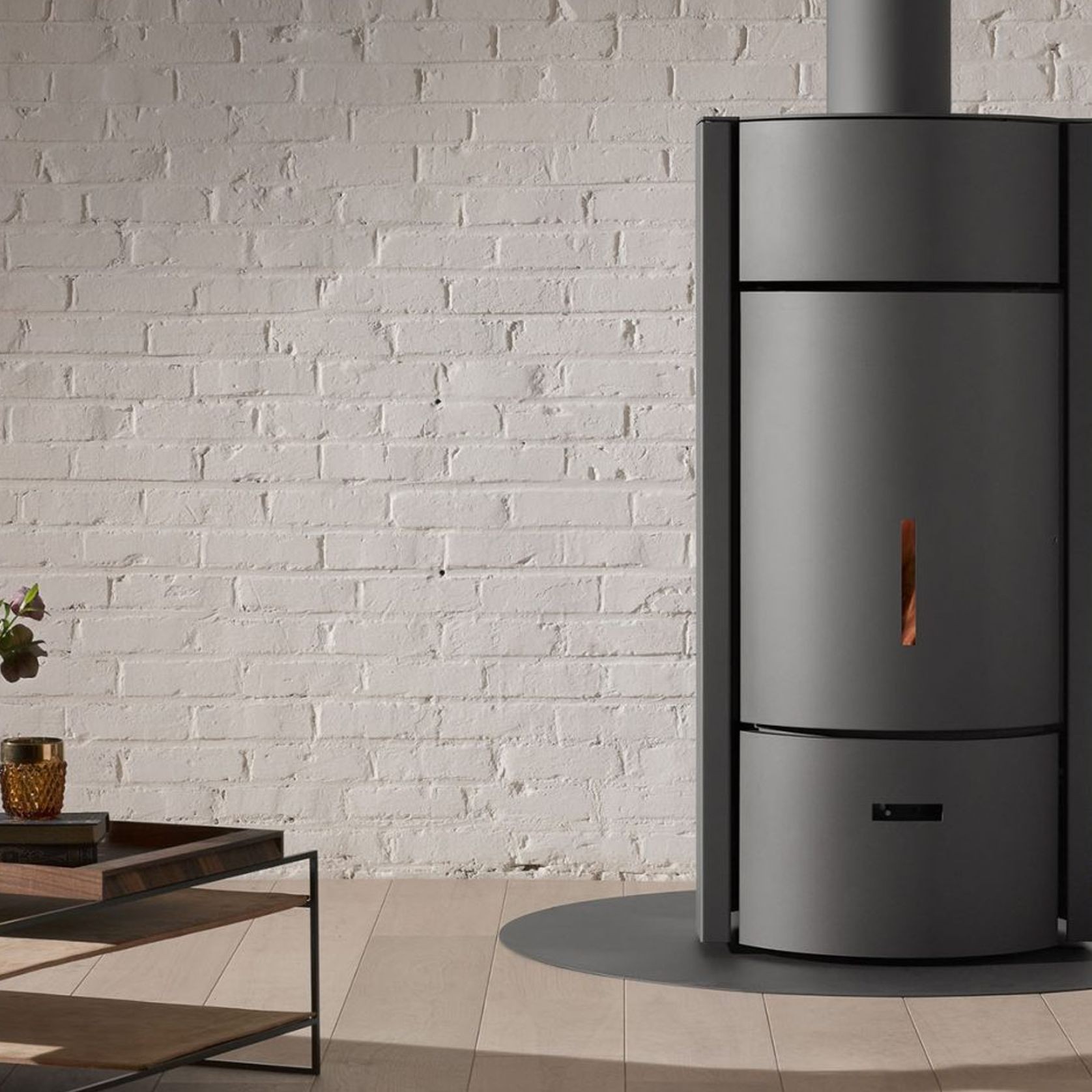 Stuv 30 Low Freestanding Wood Fireplace gallery detail image