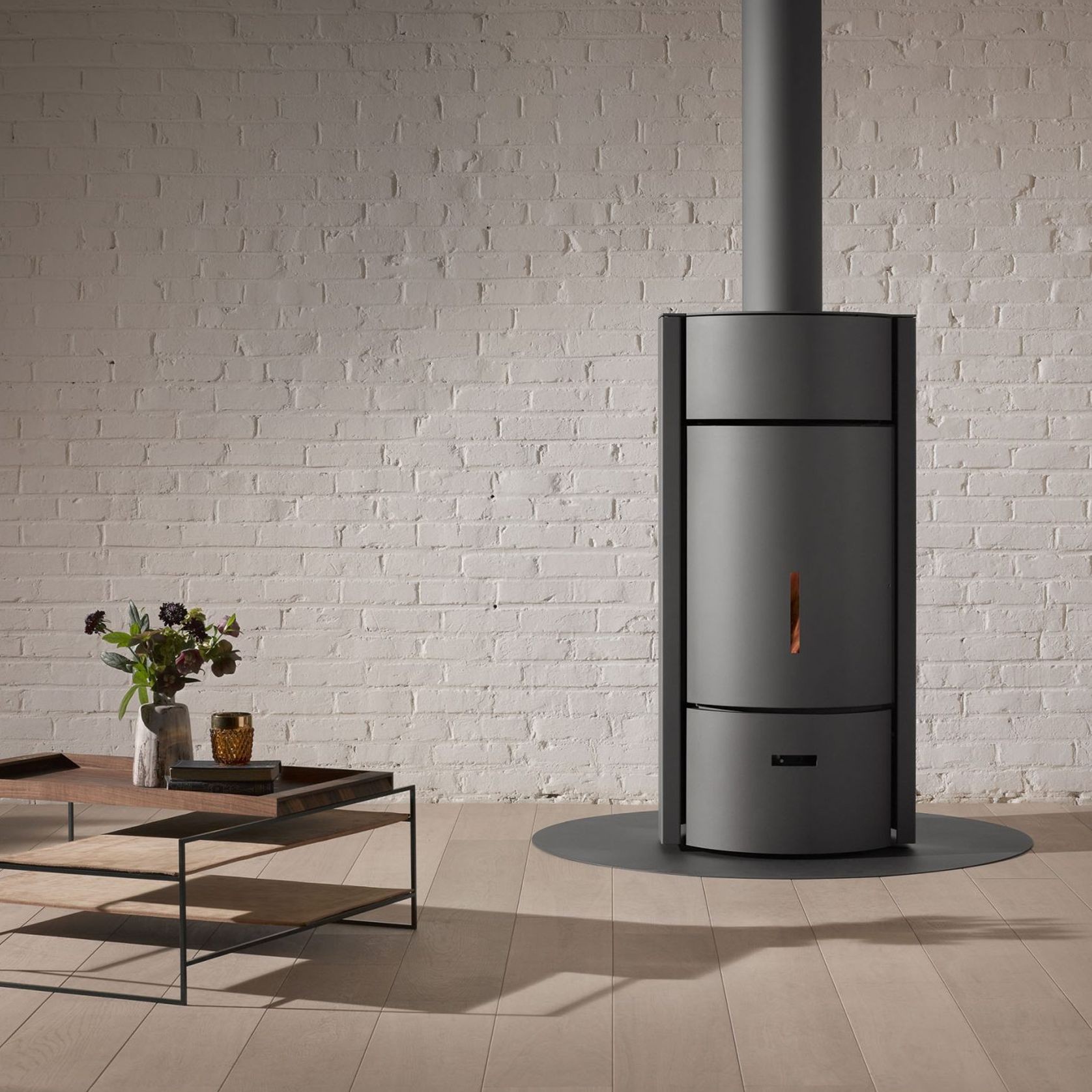 Stuv 30 Low Freestanding Wood Fireplace gallery detail image