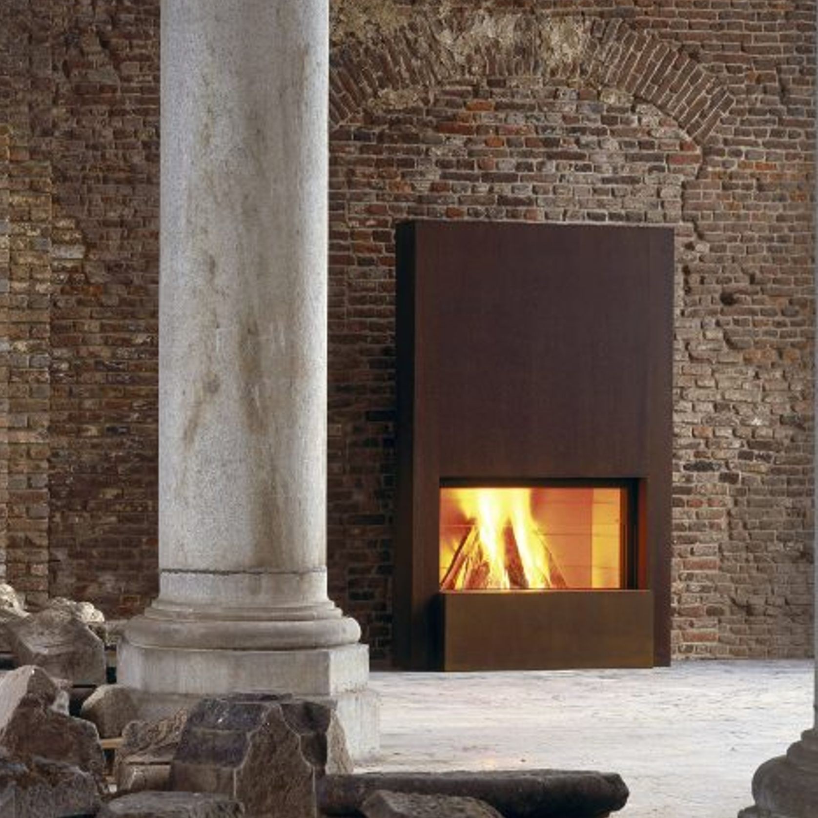 Stuv 21/105 Single Sided Wood Fireplace gallery detail image