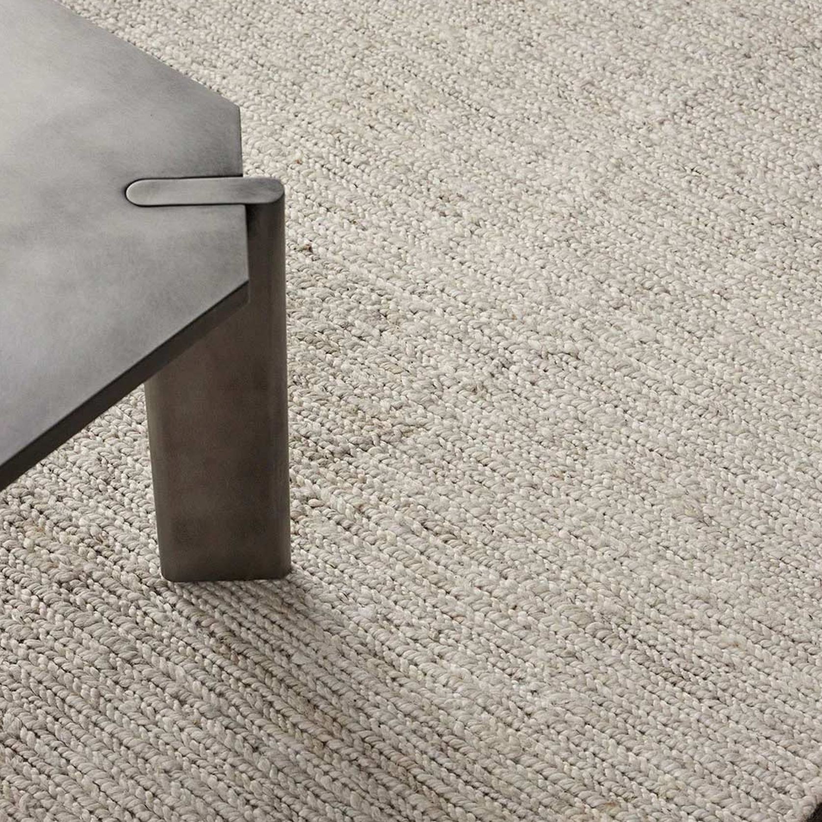 Weave Home Suffolk Rug - Pearl | 100% Jute Floor Rug | 2m x 3m gallery detail image