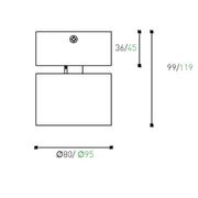 Omni Directional Can Light Surface Mounted Short gallery detail image