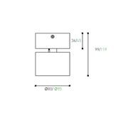 Omni Directional Can Light Surface Mounted Short gallery detail image