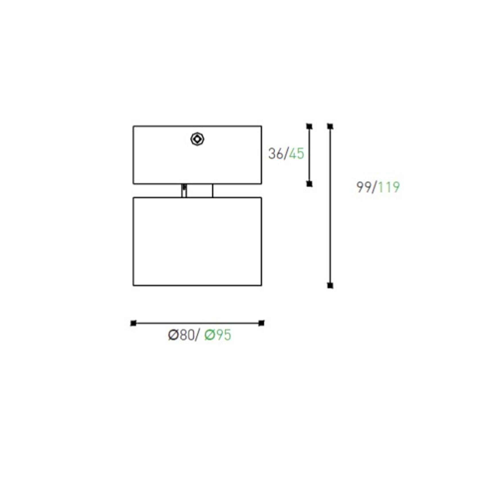 Omni Directional Can Light Surface Mounted Short gallery detail image
