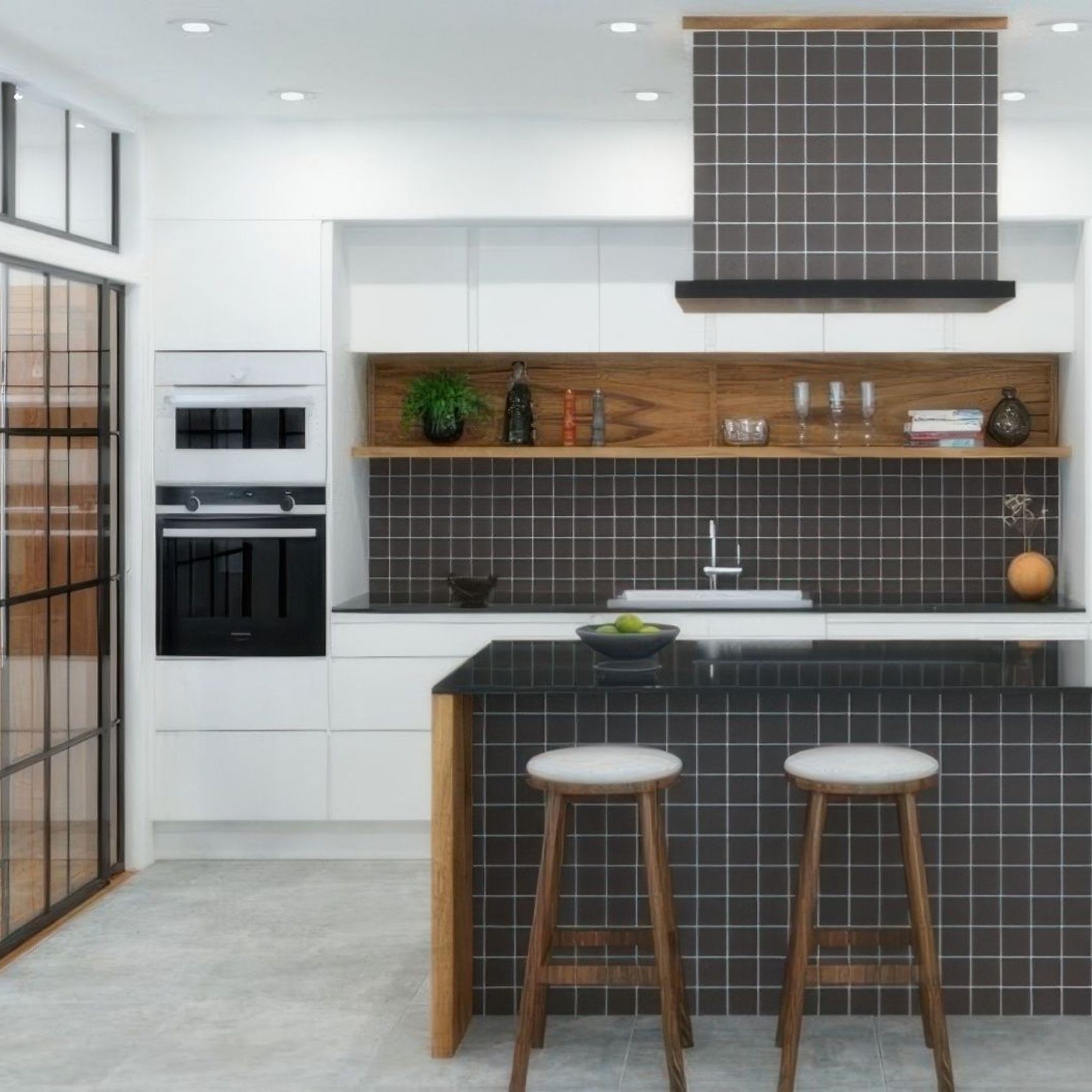 Truffle Matt 75mm Mosaic | Surfaces gallery detail image